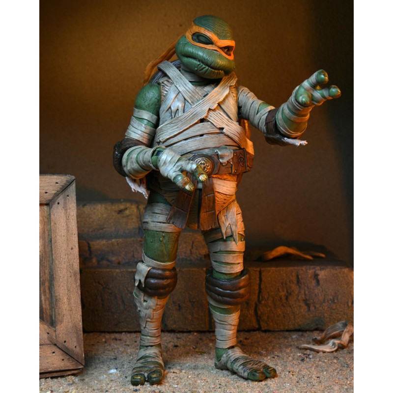 Universal Monsters X TMNT - Figurine Michelangelo As The Mummy Ultimate