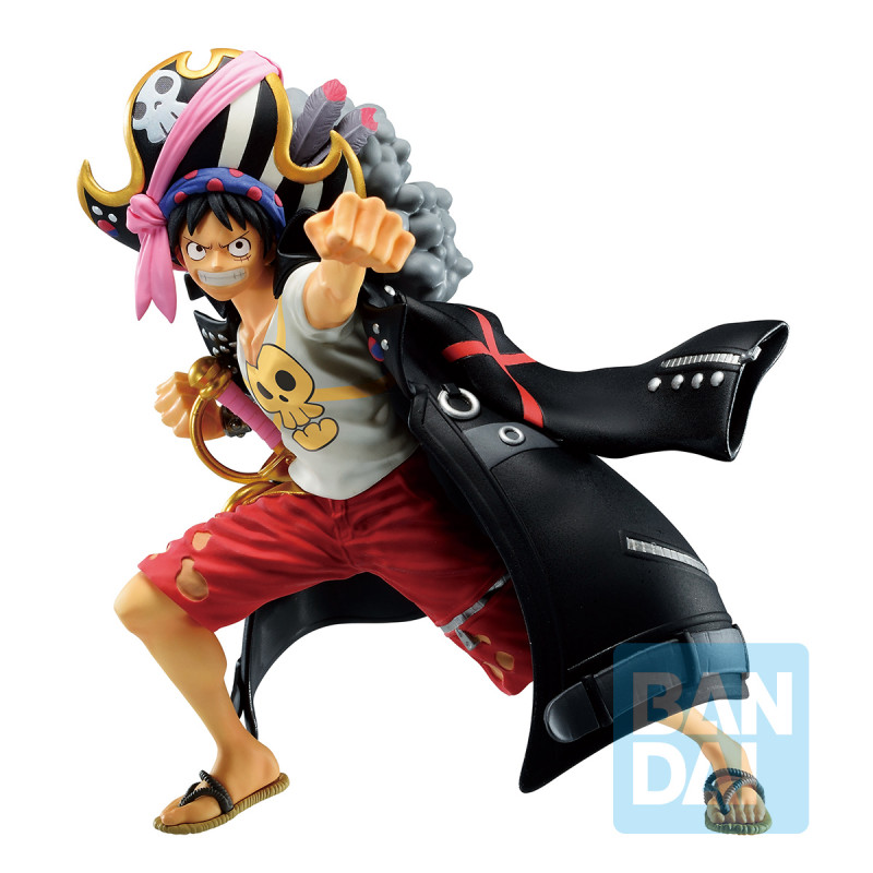 One Piece - Figurine Monkey D Luffy Ichibansho Film Red.