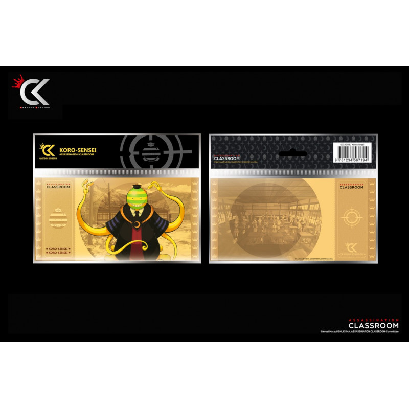 Assassination Classroom - Ticket D Or Koro Sensei Rayures