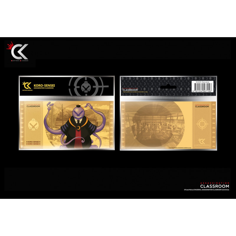 Assassination Classroom - Ticket D'Or Koro Sensei Violet