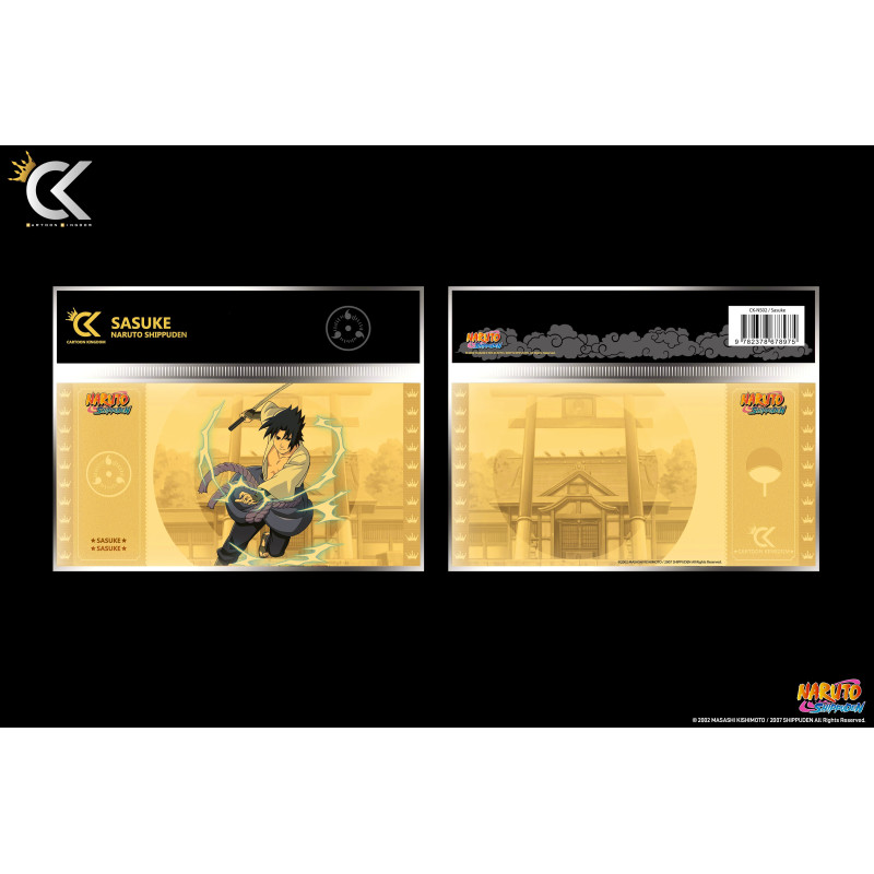 Naruto Shippuden - Ticket D Or Sasuke Uchiha