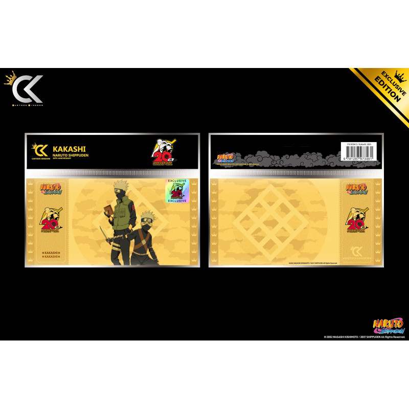 Naruto - Ticket D'Or Kakashi Hatake Exclusive Edition