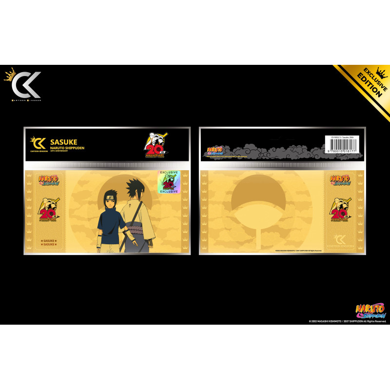 Naruto - Ticket D Or Sasuke Uchiha Exclusive Edition