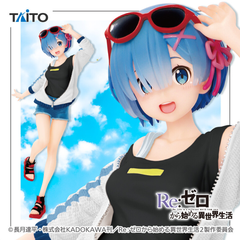 Re Zero Starting Life In Another World - Figurine Rem Precious Figure Sporty Summer Ver. Renewal Edition