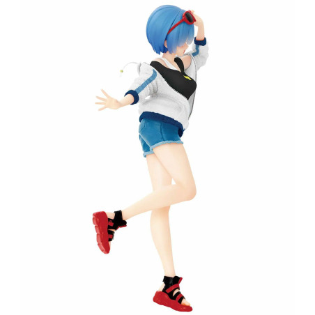Re Zero Starting Life In Another World - Figurine Rem Precious Figure Sporty Summer Ver. Renewal Edition