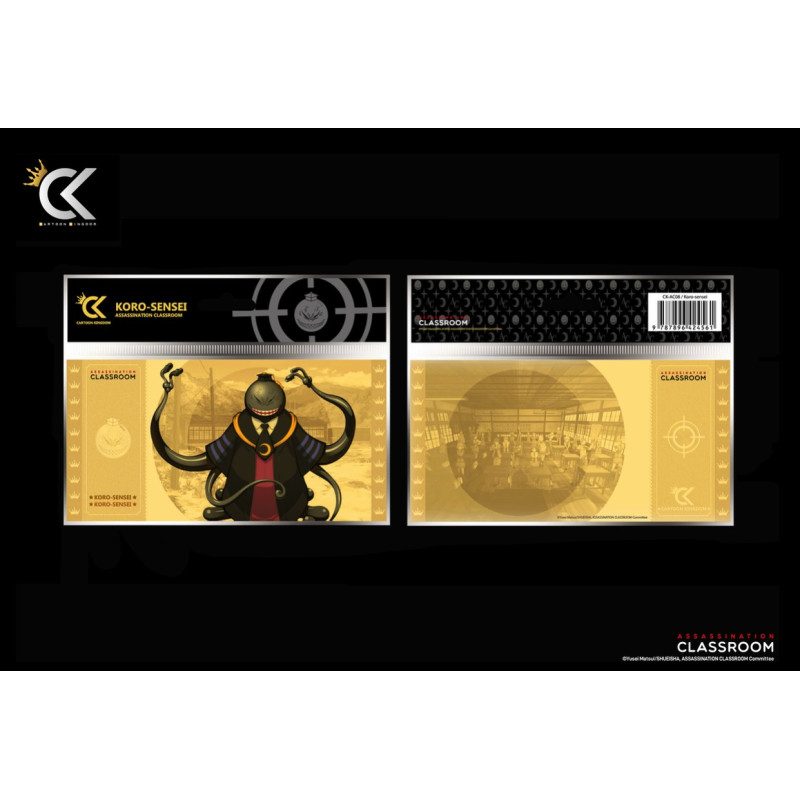 Assassination Classroom - Ticket D'Or Koro Sensei Noir - Collection 2