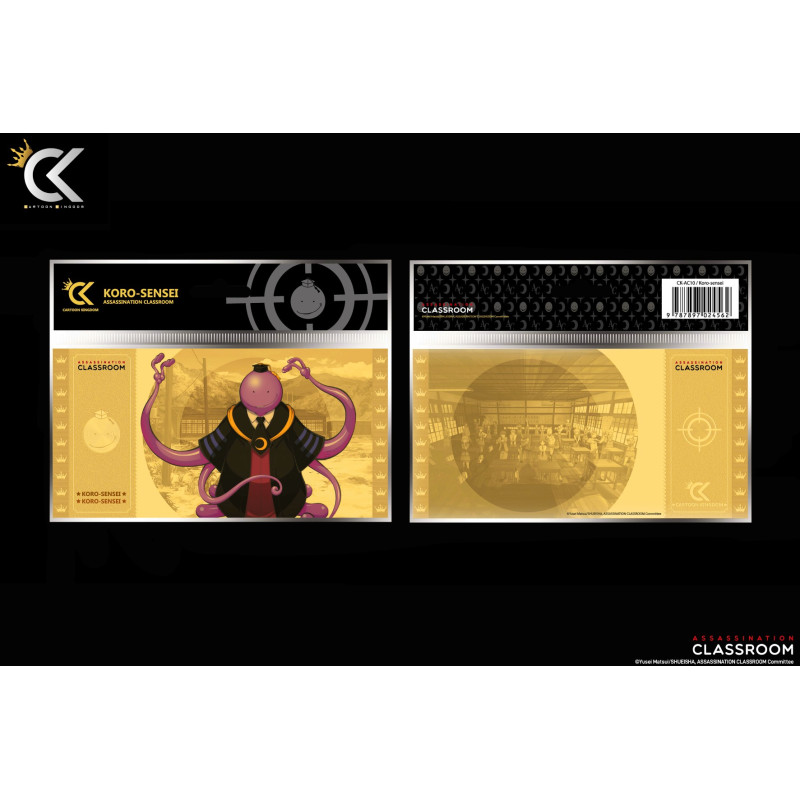 copy of Assassination Classroom - Ticket D'Or Koro Sensei Doré - Collection 2