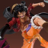 One Piece - Figurine Monkey D Luffy Figuarts Zero Extra Battle Spectacle Red Roc