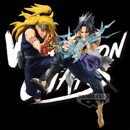 Naruto Shippuden - Figurine Deidara Vibration Stars VS Sasuke Uchiha
