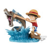 One Piece - Figurine Monkey D Luffy VS Local Sea Monster WCF Log Stories