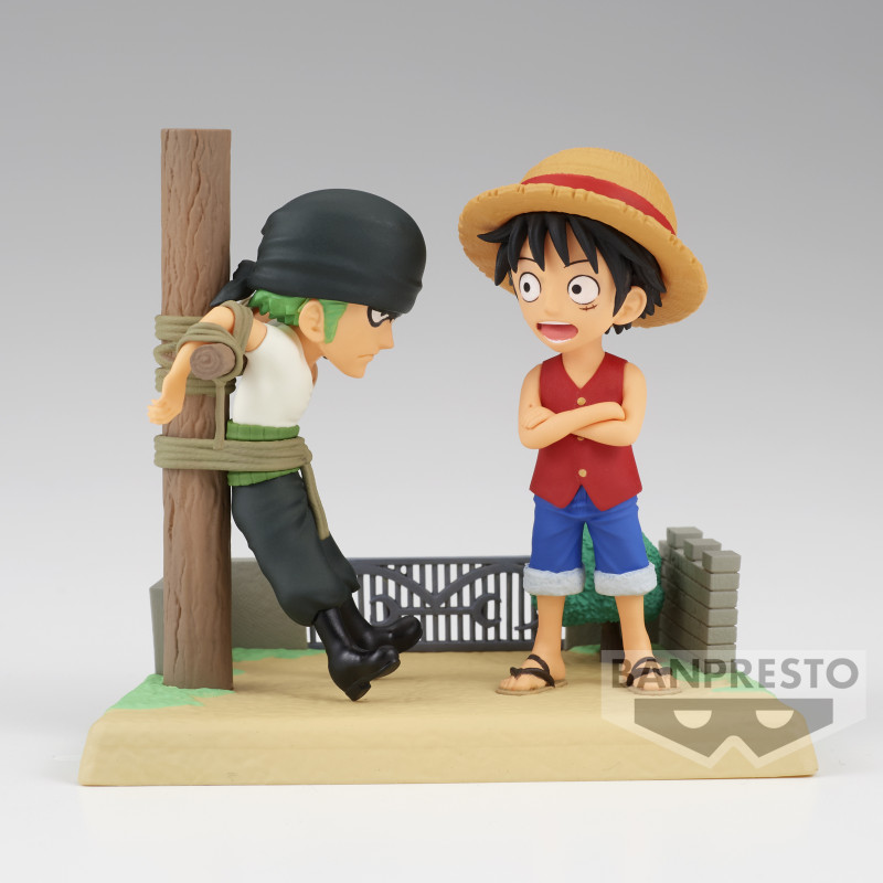 One Piece - Figurine Monkey D Luffy & Roronoa Zoro WCF Log Stories