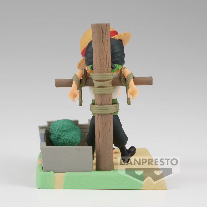 One Piece - Figurine Monkey D Luffy & Roronoa Zoro WCF Log Stories