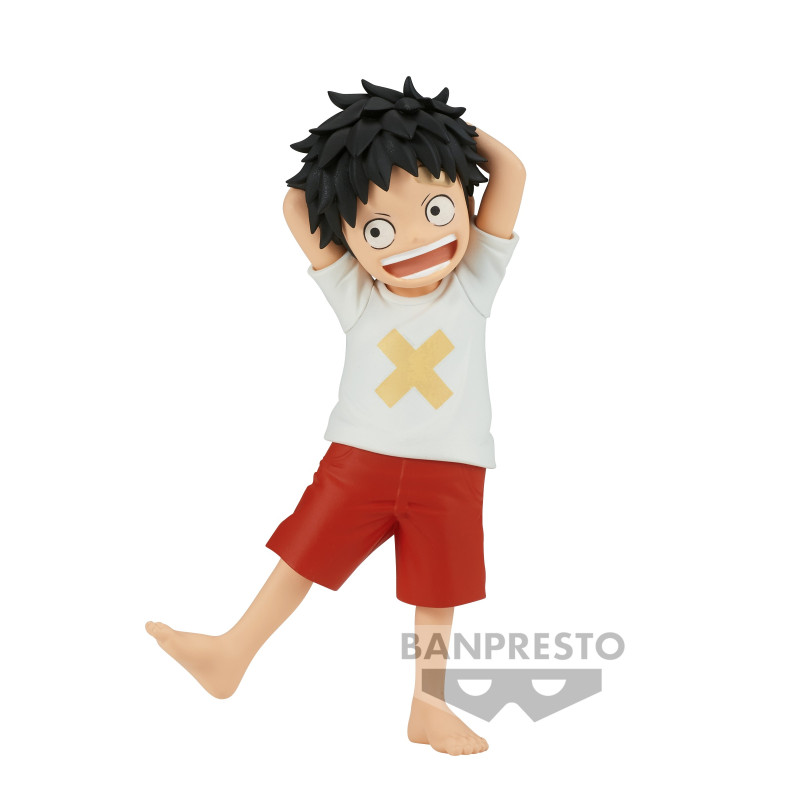 Figurine Monkey D Luffy - One Piece Red - DXF The Grandline Children Series