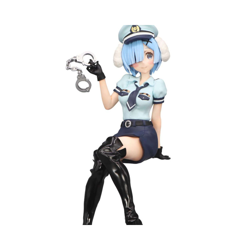 Re Zero Starting Life in Another World - Figurine Rem Noodle Stopper Figure Police Dog Ear Ver.