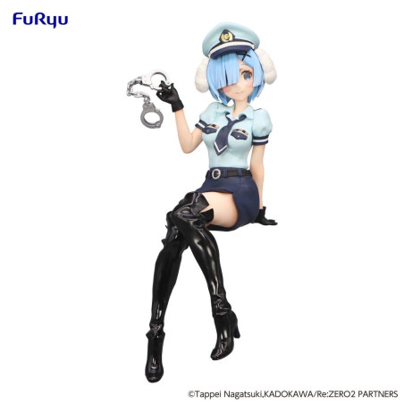 Re Zero Starting Life in Another World - Figurine Rem Noodle Stopper Figure Police Dog Ear Ver.