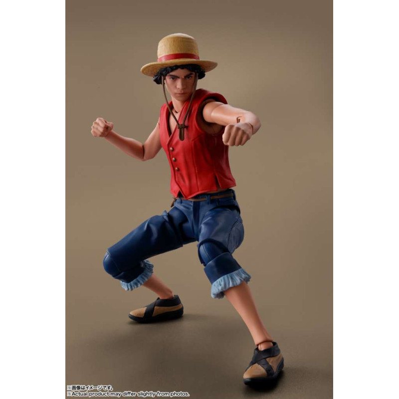 One Piece Netflix - Figurine Monkey D Luffy S.H Figuarts