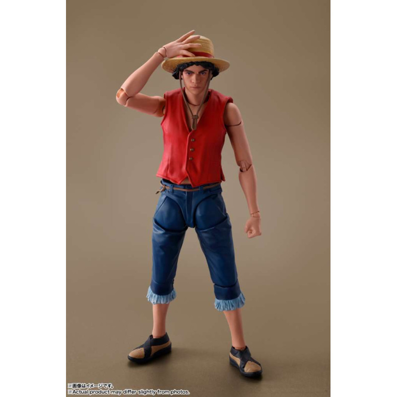 One Piece Netflix - Figurine Monkey D Luffy S.H Figuarts