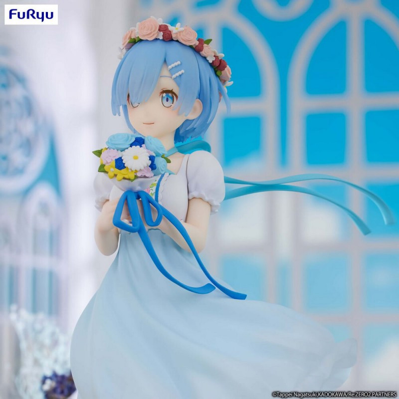 Re Zero Starting Life In Another World - Figurine Rem Trio-Try-iT Figure Bridesmaid Ver.