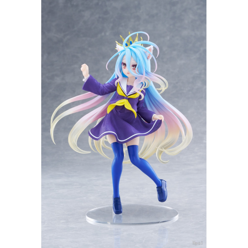 Figurine Shiro - No Game No Life - Coreful Figure Nekomimi Seifuku Ver.