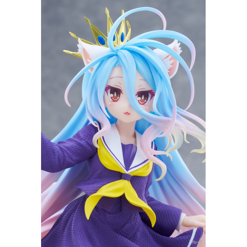 Figurine Shiro - No Game No Life - Coreful Figure Nekomimi Seifuku Ver.