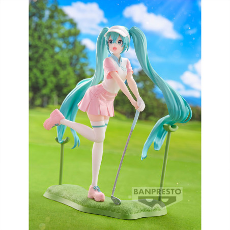 Figurine Hatsune Miku - Vocaloid - Holiday Memories Figure Collection Golf Ver.