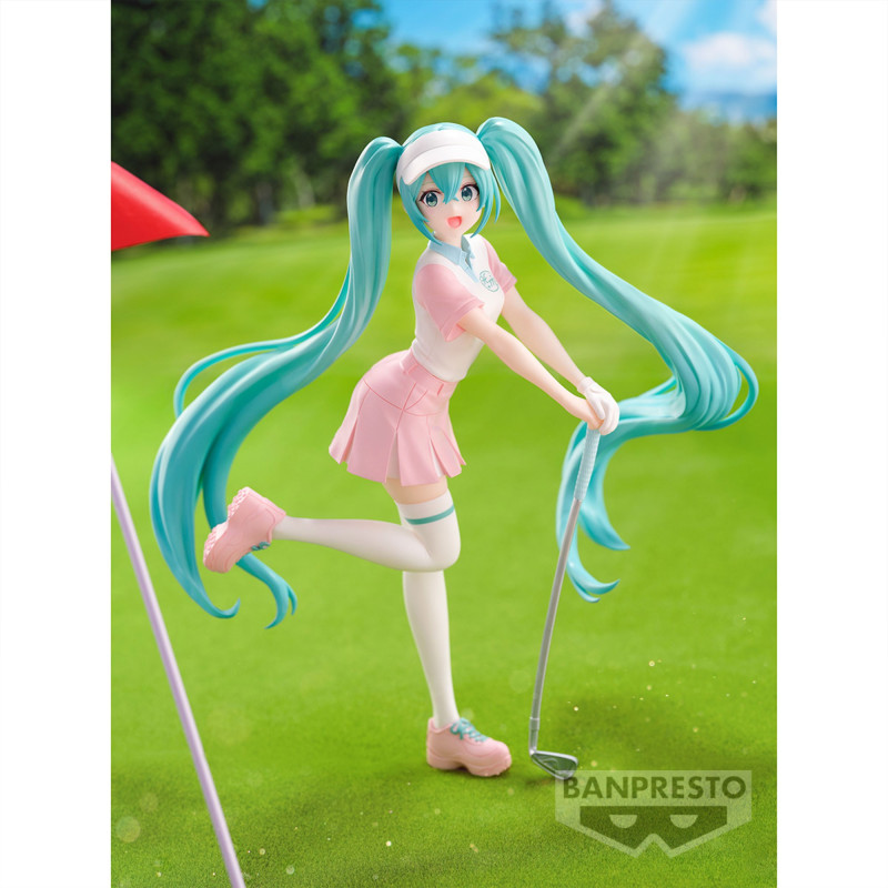 Figurine Hatsune Miku - Vocaloid - Holiday Memories Figure Collection Golf Ver.