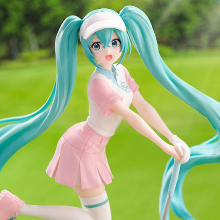 Figurine Hatsune Miku - Vocaloid - Holiday Memories Figure Collection Golf Ver.