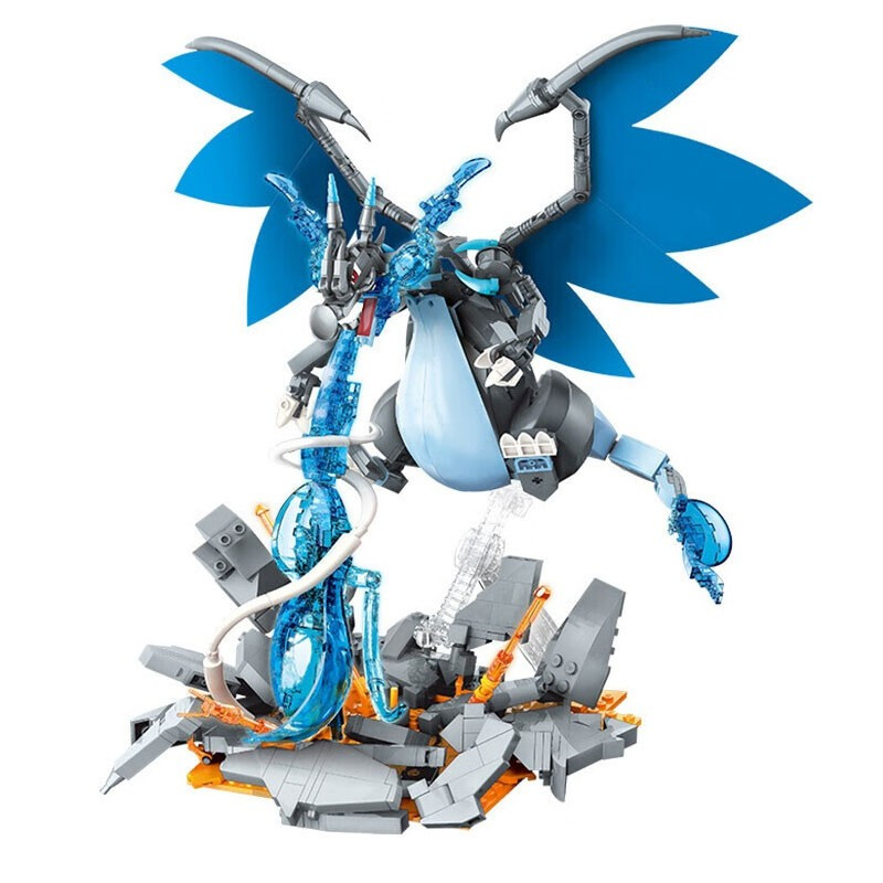 Pokemon - Figurine Méga-Dracaufeu X Keeppley Block