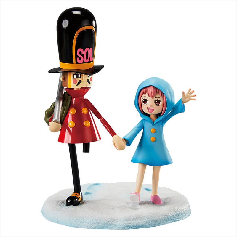 Figurine Soldat-San & Rebecca - One Piece - Ichiban Kuji One Piece Revible Moment II Prize D
