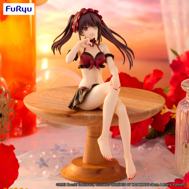 Figurine Tokisaki Kurumi - Date A Live - Noodle Stopper Figure Swimsuit Ver.