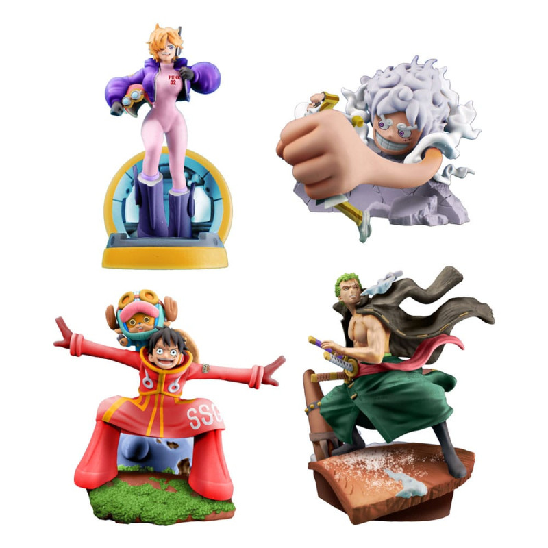Figurines One Piece Petitrama Log Box Re Birth Egg Head