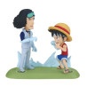 One Piece - Figurine Monkey D Luffy VS Aokiji WCF Log Stories