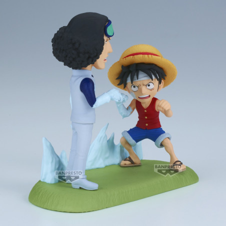 One Piece - Figurine Monkey D Luffy VS Aokiji WCF Log Stories