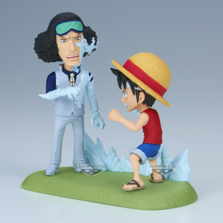 One Piece - Figurine Monkey D Luffy VS Aokiji WCF Log Stories