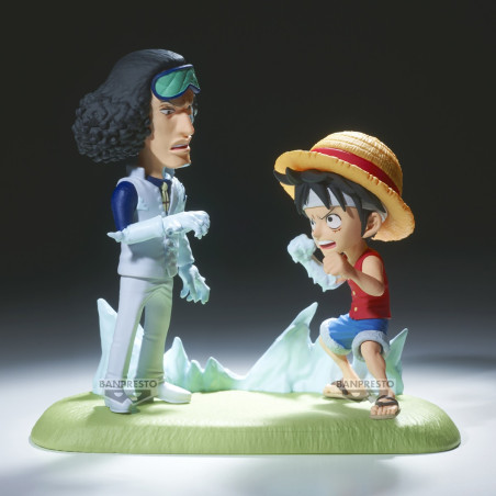 One Piece - Figurine Monkey D Luffy VS Aokiji WCF Log Stories