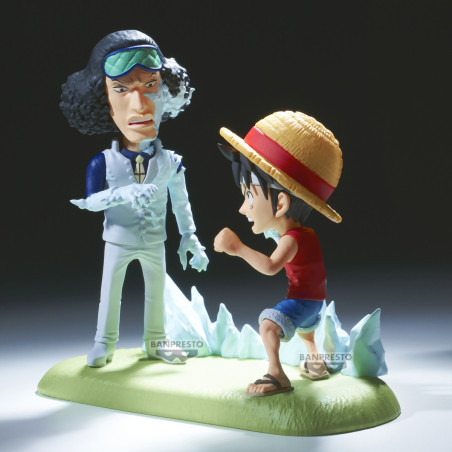 One Piece - Figurine Monkey D Luffy VS Aokiji WCF Log Stories