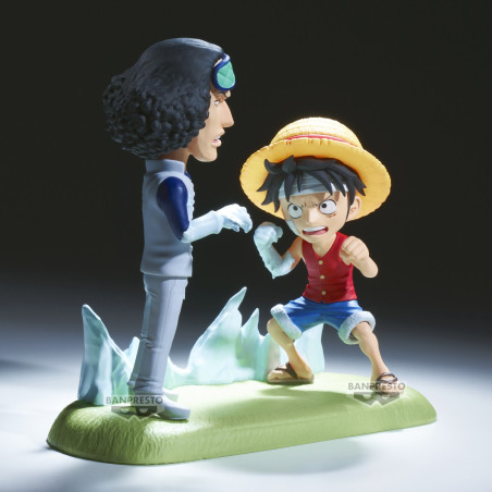 One Piece - Figurine Monkey D Luffy VS Aokiji WCF Log Stories