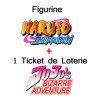 Pack Du Jour - 1 Figurine Naruto Shippuden + 1 Ticket de Loterie Jojo's Bizarre Adventure