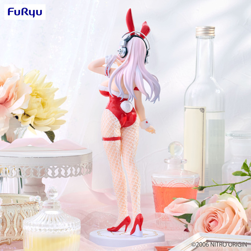 Super Sonico - Figurine Sonico BiCute Bunnies Red Color Ver.