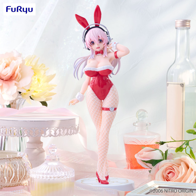 Super Sonico - Figurine Sonico BiCute Bunnies Red Color Ver.