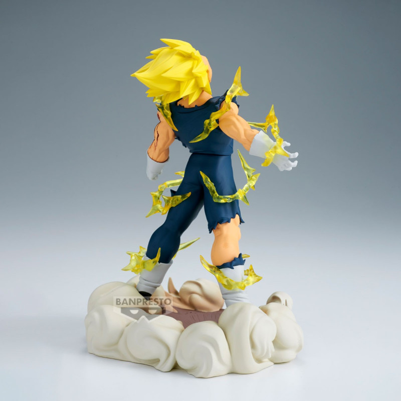 Figurine Dragon Ball Z Majin Vegeta LED 27cm – 2 Têtes Interchangeables – 2023