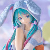 Vocaloid - Figurine Hatsune Miku Rabbit Ear Hood Pajama Blue Noodle Stopper