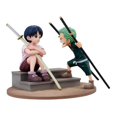 One Piece - Figurine Roronoa Zoro & Kuina Ichiban Kuji Road To Dawn Prize C