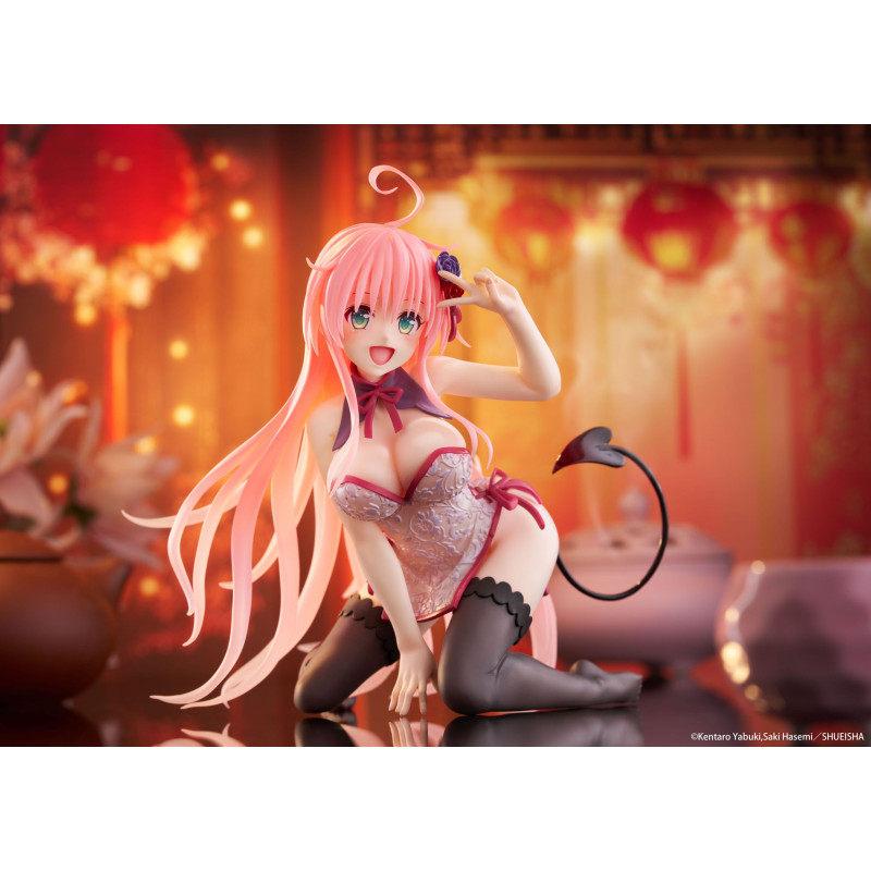 To Love Ru Darkness - Figurine Lala Satalin Deviluke Desktop Cute Chinese Dress Ver.