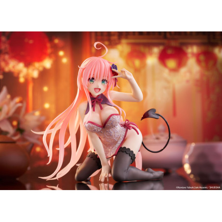 To Love Ru Darkness - Figurine Lala Satalin Deviluke Desktop Cute Chinese Dress Ver.