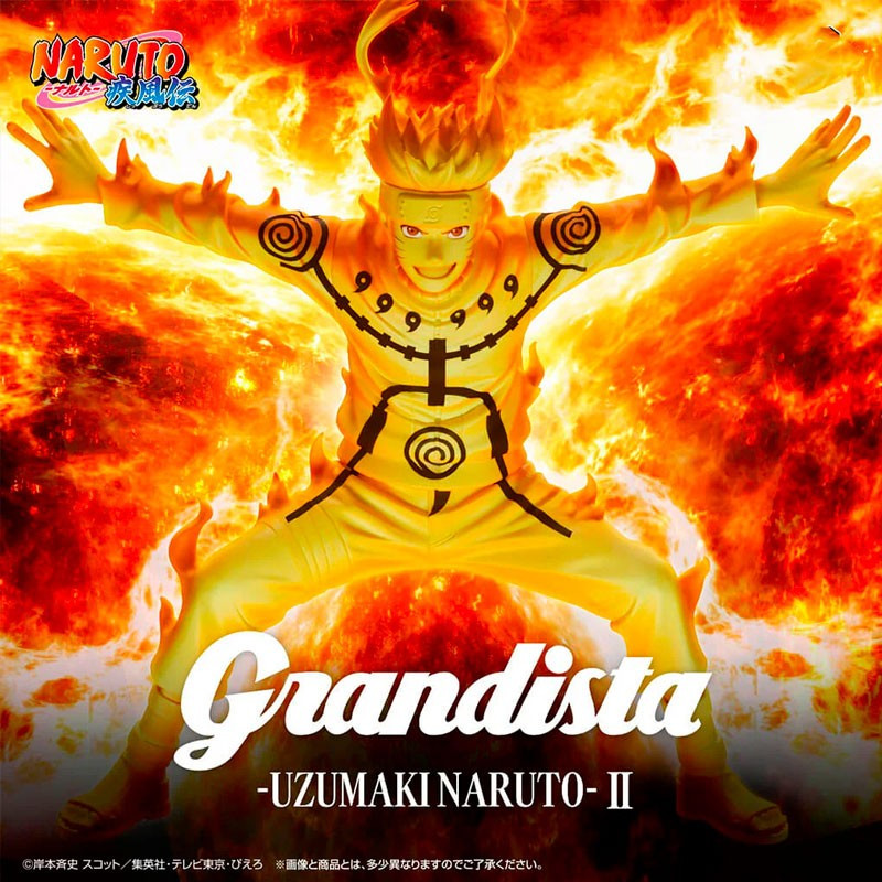 Naruto Shippuden - Figurine Uzumaki Naruto Grandista II