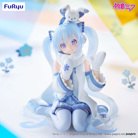 Figurine Hatsune Miku - Vocaloid - Noodle Stopper Figure Snow Miku Sky Town 10th Anniversary Ver.