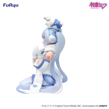 Figurine Hatsune Miku - Vocaloid - Noodle Stopper Figure Snow Miku Sky Town 10th Anniversary Ver.