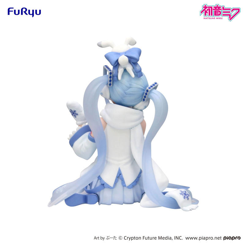 Figurine Hatsune Miku - Vocaloid - Noodle Stopper Figure Snow Miku Sky Town 10th Anniversary Ver.