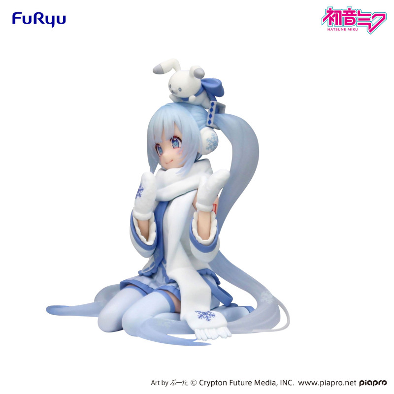 Figurine Hatsune Miku - Vocaloid - Noodle Stopper Figure Snow Miku Sky Town 10th Anniversary Ver.
